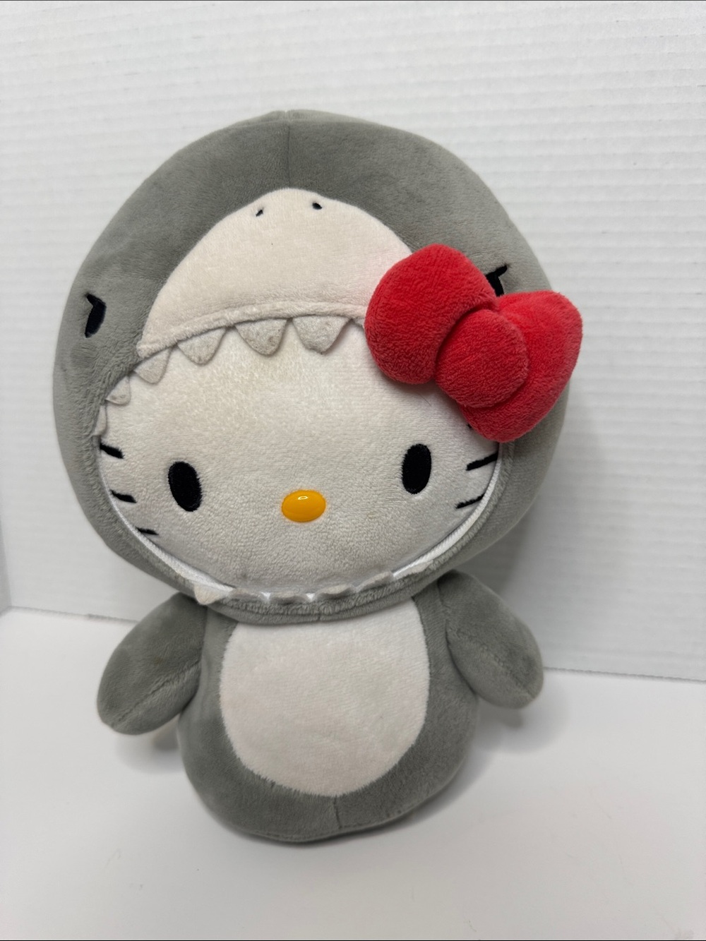 Hello Kitty Gray Shark Costume Plush with Red Bow